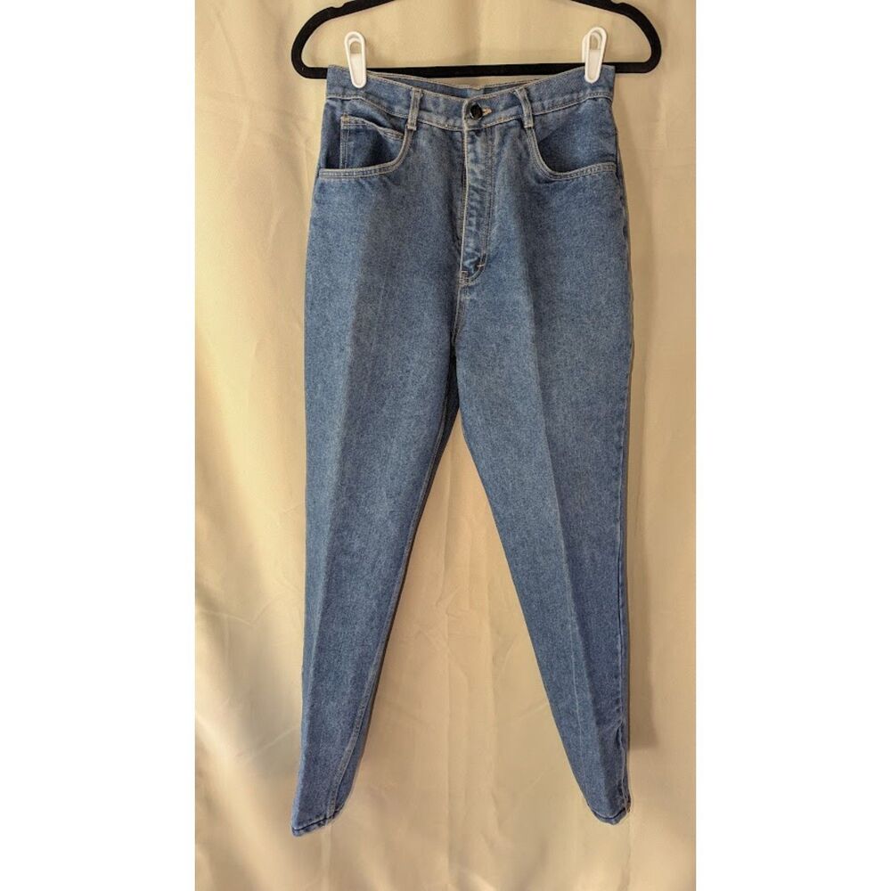 Vintage 90s Gitano High Rise Ankle Zip Jeans Size 11/12 Long Rayon Blend Soft